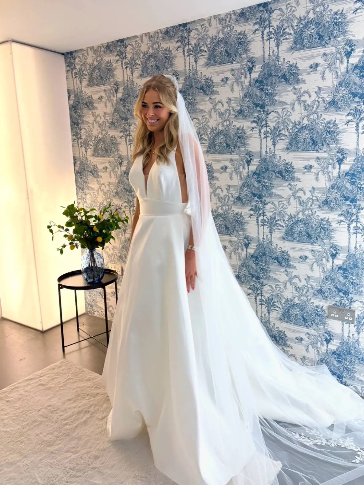 Champagne at Aimee Bridal located in Glasgow, Scotland, United Kingdom.