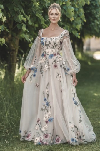 Bridgerton Gowns by Allure Style #BR1006 #2 thumbnail