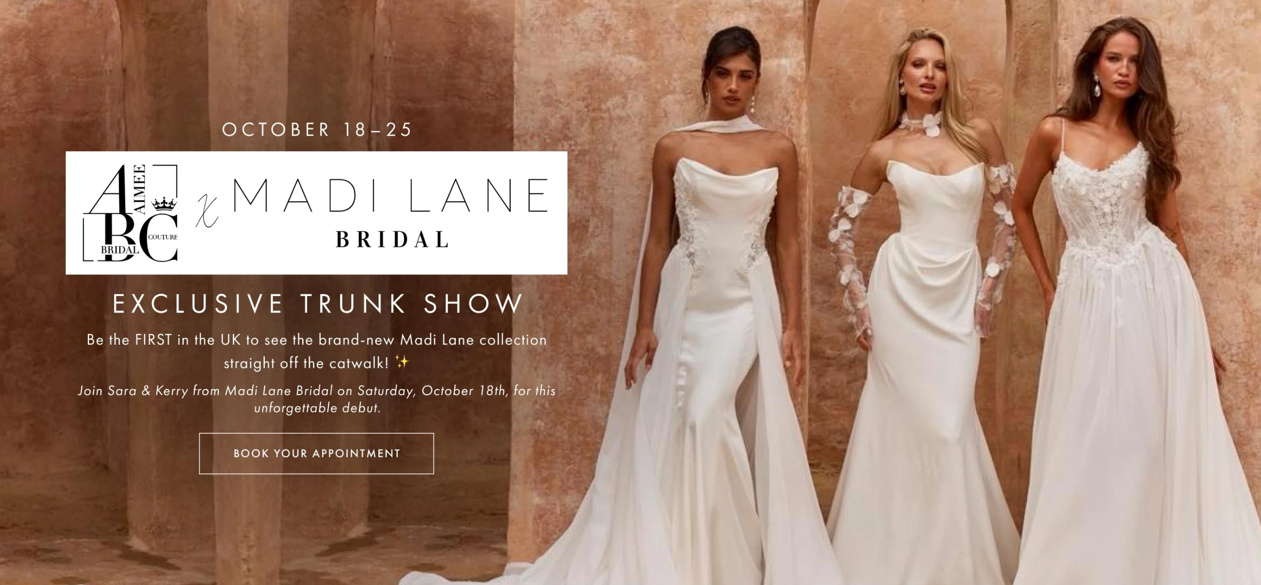 Madi Lane Bridal Exclusive Trunk Show