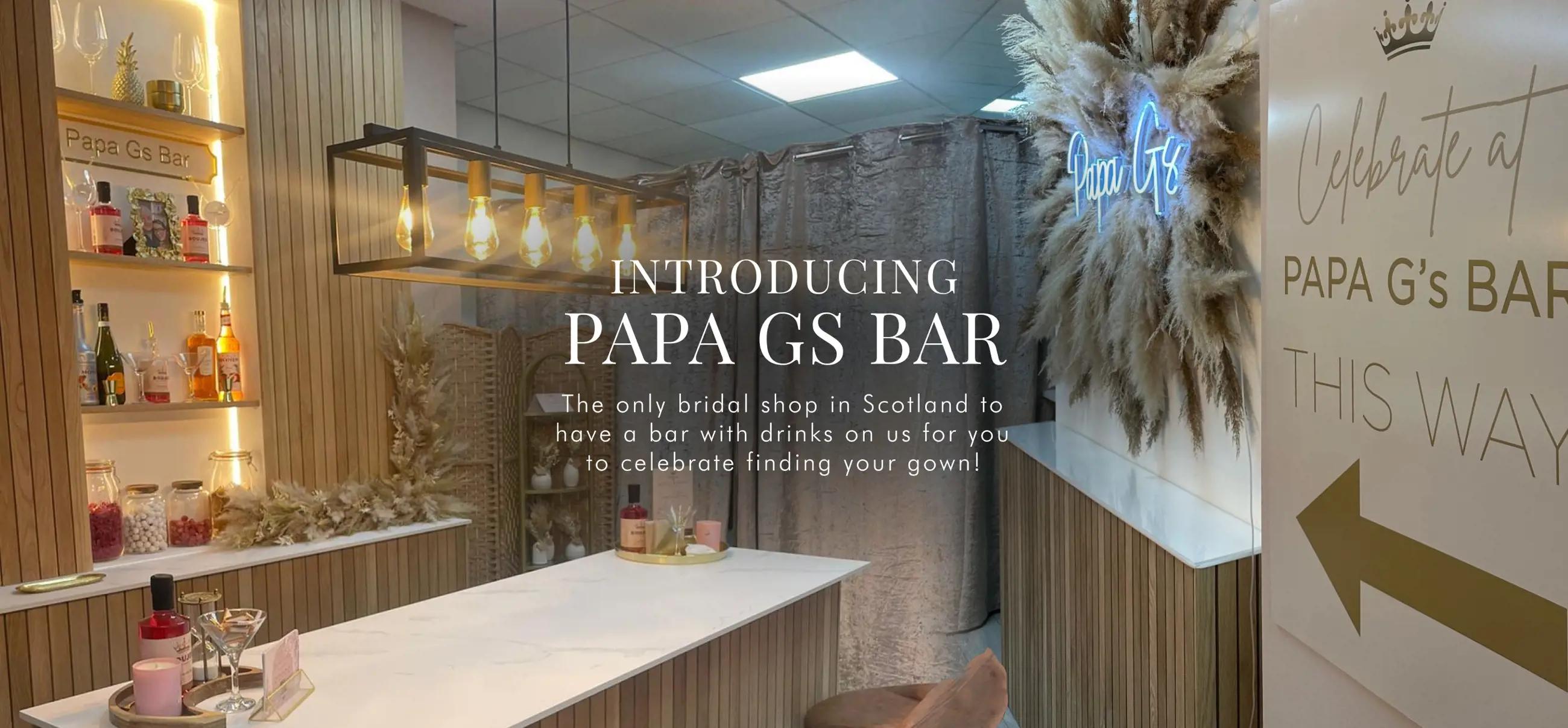 "Papa GS Bar" banner for desktop
